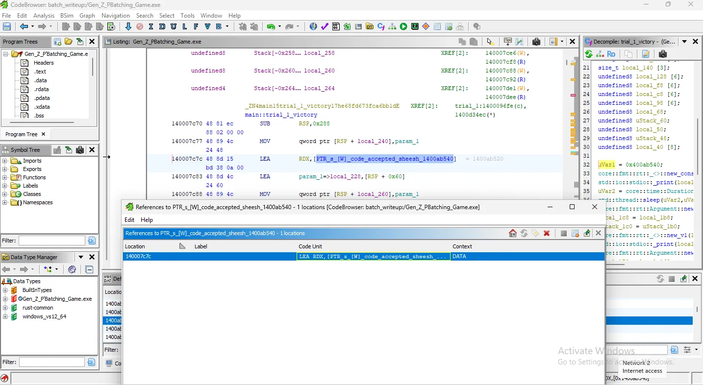 Glitch Phantom code accepted trial victory